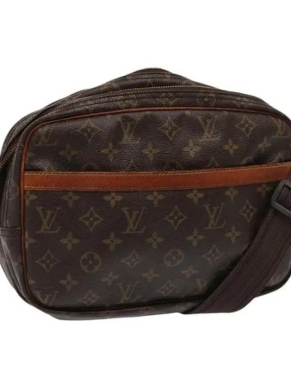 LOUIS VUITTON Monogram Reporter PM Shoulder Bag M45254 LV Auth bs17084
